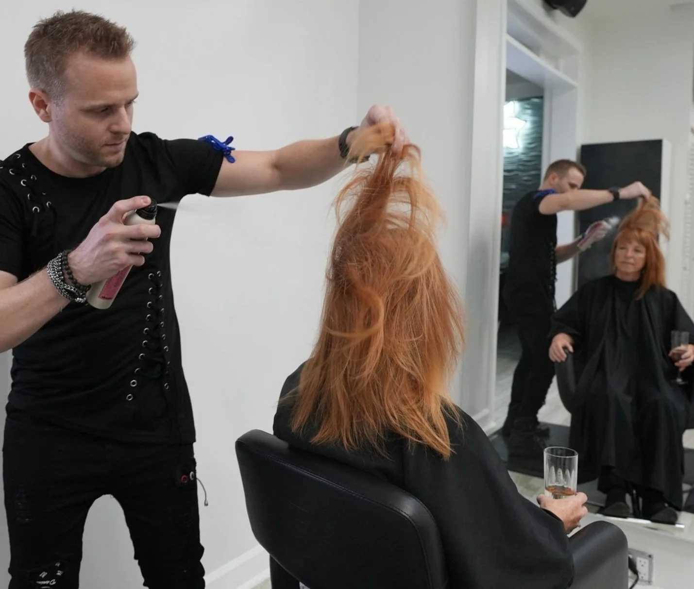 Chris David - Master Color Correction Specialist working with client